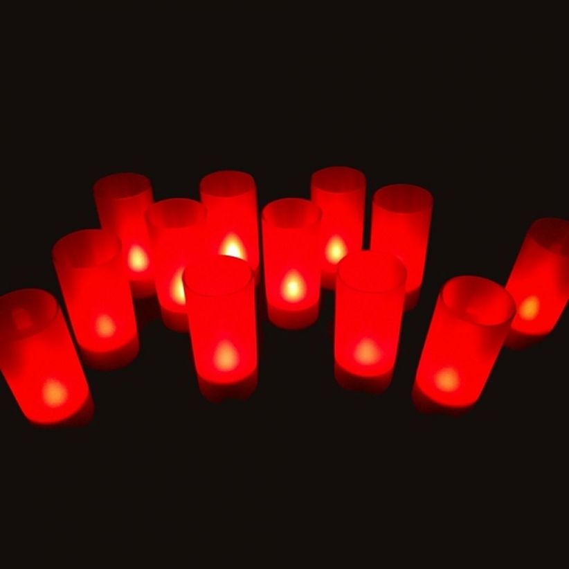 12 bougies chauffe-plat LED rechargeables de luxe - NU PUUR & GROEN B.V.