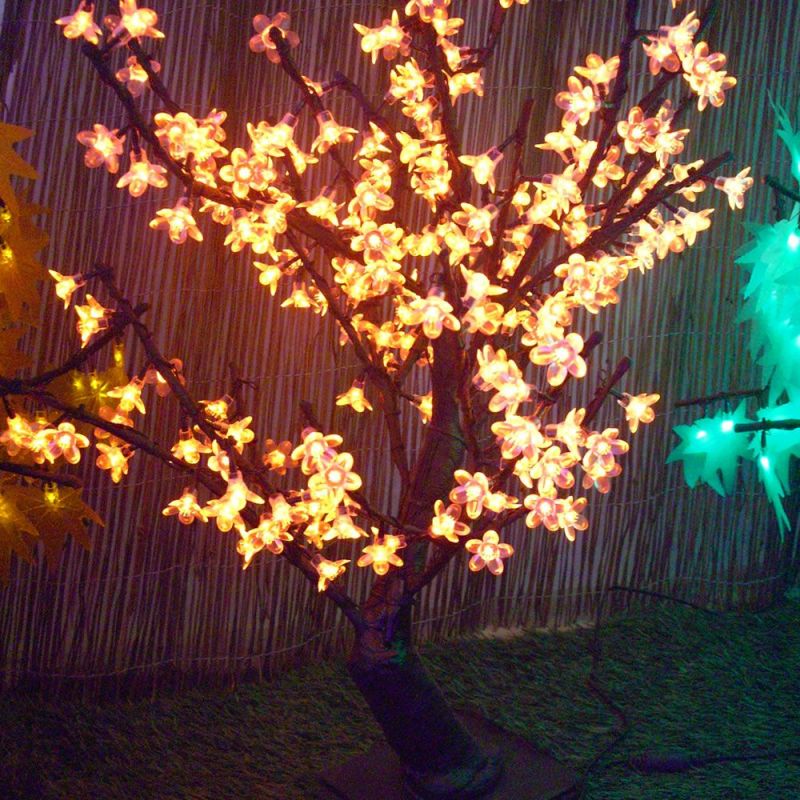 Garden Market Place Branche lumineuse de cerisier avec 180 LED blanches,  hauteur 180 cm