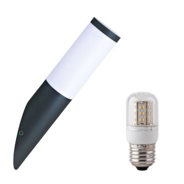 Applique LED torche Arles avec son ampoule LED