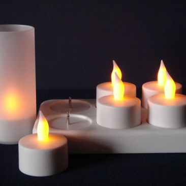 Bougie LED rechargeables : Lux et Déco, bougies LED et chauffe-plat