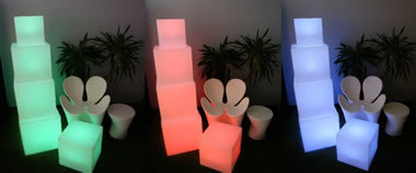 Cubes lumineux Kubb